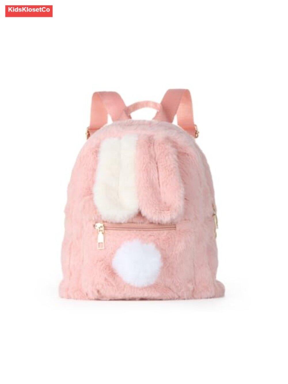 Plush Rabbit Ears Backpack Fuzzy Kawaii School Shoulder Bag